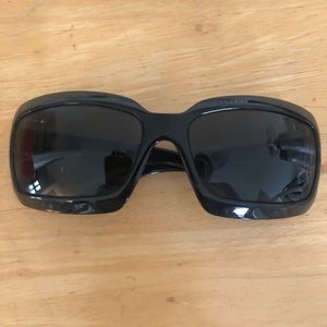 Authentic Chanel sunglasses pearl CC on side